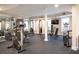 Well-equipped gym offers a variety of equipment for a complete workout at 498 Albemarle Rd # 207, Charleston, SC 29407