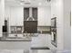 Gourmet kitchen featuring stainless steel appliances and custom white cabinets at 498 Albemarle Rd # 207, Charleston, SC 29407