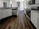 Contemporary kitchen with stainless steel appliances, granite countertops, and ample natural light at 529 Delafield Dr # 529, Summerville, SC 29483