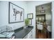 Hallway with built in desk and view into the kitchen at 78 Branch Creek Trl, Summerville, SC 29483