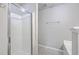 Bathroom featuring a shower with glass door, tile flooring, and vanity at 8632 Madelyn St, North Charleston, SC 29406