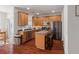 Well-equipped kitchen with stainless steel appliances, ample counter space, and a convenient island at 9206 Southern Oak Ln, Ladson, SC 29456