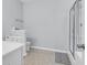 Bathroom with walk-in shower and modern fixtures at 1126 Rearick Rd, Johns Island, SC 29455