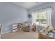 Bedroom with chair and crib at 1126 Rearick Rd, Johns Island, SC 29455