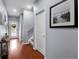 Entryway with hard wood floors and a hall leading upstairs at 1126 Rearick Rd, Johns Island, SC 29455