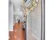 Entryway featuring beautiful wood floors and view of kitchen at 1126 Rearick Rd, Johns Island, SC 29455