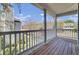 Balcony overlooking neighborhood trees, and views of other houses at 117 Red Leaf Blvd, Moncks Corner, SC 29461