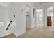 Hallway featuring carpeted floors, a closet, and a bright, airy feel at 117 Red Leaf Blvd, Moncks Corner, SC 29461