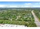 Aerial shot of 1337 Horseshoe Bend near Lucy Beckham High School and Charleston Airport surrounded by trees at 1337 Horseshoe Bnd, Mount Pleasant, SC 29464