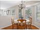 Bright dining area featuring a chandelier and bright windows with beautiful natural lighting at 1337 Horseshoe Bnd, Mount Pleasant, SC 29464