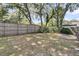 Lush backyard featuring mature trees, creating shade and privacy for outdoor enjoyment at 1406 Glencoe Dr, Mount Pleasant, SC 29464