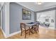 Cozy dining area with hardwood floors and natural light at 1406 Glencoe Dr, Mount Pleasant, SC 29464
