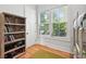 This bedroom is filled with light and offers a book shelf at 1474 Indian St, Mount Pleasant, SC 29464