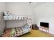 The bedroom features a bunk bed, flat screen tv, and a stylish, sporty beanbag chair at 1474 Indian St, Mount Pleasant, SC 29464