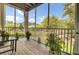 Relaxing screened patio with views of the water and foliage, ideal for outdoor enjoyment at 2014 Basildon Rd, Mount Pleasant, SC 29466