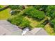 An aerial view showcases a serene backyard setting with lush greenery and mature trees at 2254 Show Basket Way, Mount Pleasant, SC 29466