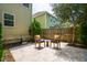 Cozy backyard patio with seating area, perfect for relaxing and entertaining at 2254 Show Basket Way, Mount Pleasant, SC 29466