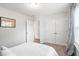 Bedroom featuring neutral carpet and a view of the closet and bathroom at 2324 Town Woods Rd, Charleston, SC 29414
