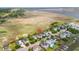 Beautiful aerial shot of a waterfront neighborhood near marshland and waterways at 3101 S Shore Dr, Charleston, SC 29407