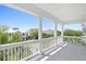 Spacious balcony with beautiful neighborhood views at 3101 S Shore Dr, Charleston, SC 29407