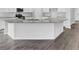 Modern kitchen island with granite countertops and stylish cabinetry at 332 Pine Crest View Dr, Summerville, SC 29486