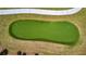 Synthetic putting green featuring flags and lush landscaping with walking paths at 3585 Sawlog Dr, Summerville, SC 29486