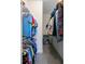 Walk-in closet offering ample storage with organized clothing racks and shelving at 3801 Canary Ct, North Charleston, SC 29420