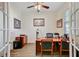 Bright office space with natural light, wood desk, and comfortable seating at 3801 Canary Ct, North Charleston, SC 29420