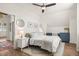 Bedroom with natural lighting, hardwood floors, and large windows at 383 Oak Park St, Summerville, SC 29486