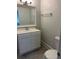 Bathroom featuring a classic vanity, framed mirror, and a toilet at 4324 Purdue Dr, North Charleston, SC 29418