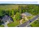 An aerial view of homes showcasing lush landscapes and beautiful architecture, perfectly designed at 5433 Clearview Dr, North Charleston, SC 29420