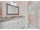 Bathroom with granite countertops and vanity at 5433 Clearview Dr, North Charleston, SC 29420