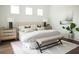 Serene bedroom with plush bedding, neutral tones, and ample natural light at 560 Hayes Park Blvd # Hr 12, Johns Island, SC 29455