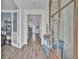 Beautiful entryway with wood floors leading to an open concept living space at 661 Black Pine Rd, Moncks Corner, SC 29461