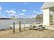 Lakefront picnic area with a pier for fishing and boating at 661 Black Pine Rd, Moncks Corner, SC 29461