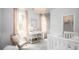 Delightful Bedroom featuring soft pink curtains and woven accents, creating a cozy space at 774 Clay Field Trl, Summerville, SC 29485