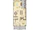 First floor plan showcasing the layout of the kitchen, dining area, Gathering room, and study at 784 Clay Field Trl, Summerville, SC 29485