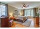 Warm, inviting main bedroom with windows offering great natural light at 8657 Refuge Point Circle Cir, Charleston, SC 29420