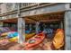 Ample outdoor storage space is available to store kayaks and other equipment at 8657 Refuge Point Circle Cir, Charleston, SC 29420