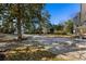 Backyard featuring a concrete driveway and a hammock, perfect for outdoor relaxation at 103 Tall Oak Ave, Charleston, SC 29407