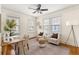 Comfortable office space featuring natural light, modern furnishings, and hardwood flooring at 103 Tall Oak Ave, Charleston, SC 29407