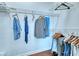 Walk-in closet with ample space for all of your clothes, providing organizational solutions at 106 Trimley Ct, Goose Creek, SC 29445