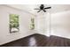 Bedroom featuring hardwood floors, ceiling fan, natural light and a closet at 108 Old Dominion Dr, North Charleston, SC 29418