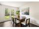 Dining area with natural light showing view to backyard and a view to the office at 108 Old Dominion Dr, North Charleston, SC 29418