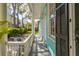 Inviting porch with views of the backyard, showcasing the outdoor living space at 11 Franklin St, Charleston, SC 29401