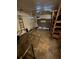 Spacious garage with a ladder, shelves and an automatic door at 1130 Yeamans Hall Rd, Hanahan, SC 29410