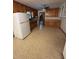 Vintage kitchen with dated appliances, wood cabinetry, and a vinyl floor at 1130 Yeamans Hall Rd, Hanahan, SC 29410