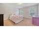 Cozy bedroom with two windows for natural light, carpeted floors, and light walls at 122 Balsam Cir, Summerville, SC 29485
