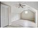 Bedroom with light gray paint, new floors, window, and a ceiling fan at 123 Wheeler Rd, Summerville, SC 29486