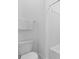 Compact bathroom with a toilet, shower-tub combo and towel rack at 1411 Homecoming Blvd, Ravenel, SC 29470